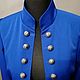 Жакет Royal Blue Exclusive с фурнитурой Balmain. Жакеты. TrendArtStudio Honey Mustard. Ярмарка Мастеров.  Фото №6