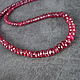 Silver925pr.Chic beads made of red ruby spinel. Beads2. naturalkavni. Online shopping on My Livemaster.  Фото №2