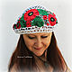 Cap 'poppy flowers'. Berets. Shop Natalia Glebovskaya. My Livemaster. Фото №4