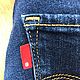 Винтаж: 42-44 Джинсы скинии LEVI’S Цвет темно-синий. Брюки винтажные. VINTAGE (Светлана). Ярмарка Мастеров.  Фото №8