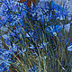 Textile panel Cornflowers. Pictures. Heat hands (TeplOlino). Online shopping on My Livemaster.  Фото №2