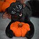 Чёрный Кот Оникс. Мягкие игрушки. KlemaBears. Ярмарка Мастеров.  Фото №8
