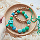 Teething Nursing necklace for breastfeeding Mommy, Slingbus, Ryazan,  Фото №1