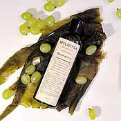 Косметика ручной работы handmade. Livemaster - original item Grapes and kelp, massage oil, 200 ml. Lymphatic Drainage Rejuvenation.. Handmade.