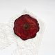 brooches: Rose Bordeaux. Brooches. my-monisto (my-monisto). Online shopping on My Livemaster.  Фото №2