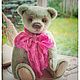 Заказать Мишка Тедди apple green. Татьяна Корчикова teddy & dolls. Ярмарка Мастеров. . Мишки Тедди Фото №3