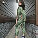 Рубашка из шелка с Тиграми. Размер 52. Блузки. Dress2Impress (elenarhamore). Ярмарка Мастеров.  Фото №4