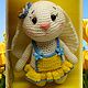 Заказать Вязаная игрушка: Солнечная Заинька. Милые игрушки с любовью от Танюшки. Ярмарка Мастеров. . Мягкие игрушки Фото №3