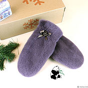 Аксессуары handmade. Livemaster - original item Whole fur mink mittens mittens for lovely ladies 5. Seven colors.. Handmade.