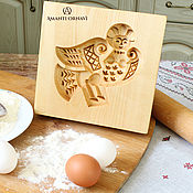 Для дома и интерьера handmade. Livemaster - original item Gingerbread board bird Sirin. Handmade.