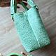Светло-зелёная сумка из крокодиловой кожи. Классическая сумка. Chic bags. Ярмарка Мастеров.  Фото №4