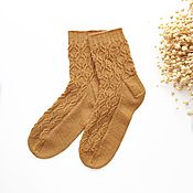 Аксессуары handmade. Livemaster - original item Hand-knitted fishnet socks. 38/39 size.. Handmade.