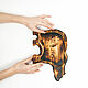 Wooden cedar menagerie for serving dishes and snacks. MG76. Scissors. ART OF SIBERIA. My Livemaster. Фото №4