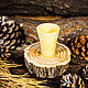 Wooden shot glass made of cedar wood R4, Shot Glasses, Novokuznetsk,  Фото №1