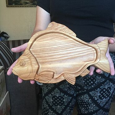 ручной работы. Ярмарка Мастеров - ручная работа Менажница Карп (малая). Handmade.