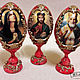 Egg interior with the face of a Saint (1). Eggs. IraStepArtDecoupage. Online shopping on My Livemaster.  Фото №2