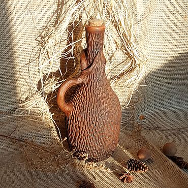 Посуда ручной работы. Ярмарка Мастеров - ручная работа Бутыль керамическая. Handmade.