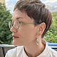 Серьги ручной работы. Серьги классические. akhmetjuliet. Ярмарка Мастеров.  Фото №5