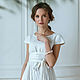 Linen white dress ' Tenderness', Dresses, St. Petersburg,  Фото №1