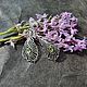 Серьги - перья с хризолитом. Серьги классические. Vadjra-jewelry. Интернет-магазин Ярмарка Мастеров.  Фото №2