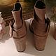 Винтаж:  Женские ботильоны ROGER VIVIER Франция Тауп 39 р. Обувь винтажная. Vintage Rоmance (marina-fox). Ярмарка Мастеров.  Фото №6