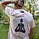 Premium Unisex Oversize Chakra Print Esoteric T-shirt, T-shirts and undershirts for men, St. Petersburg,  Фото №1