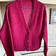 Кардиган мохер. Кардиганы. n.mironova_knitwear. Ярмарка Мастеров.  Фото №5