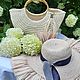  вязаная шляпа из рафии с лентами. Шляпы. Mommy's crochet bags. Ярмарка Мастеров.  Фото №4