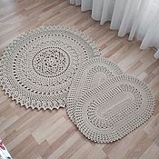 Для дома и интерьера handmade. Livemaster - original item Set of knitted carpets. Handmade.