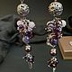 Lariat of Japanese beads 'Juicy blackberry'. Lariats. Beaded jewelry by Milady. My Livemaster. Фото №6