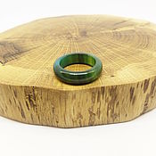 Украшения handmade. Livemaster - original item 17.5 r-r Ring Green agate (kza1752). Handmade.