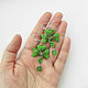 Clover Shamrock Earrings Green Polymer Clay Earrings. Earrings. Bionika - Polymer Clay Jewelry (Bionika). My Livemaster. Фото №5
