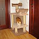 House for cats Inspiration buy. Available in size. Scratching Post. Workshop for dogs and cats. My Livemaster. Фото №4