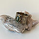 Brass ring with emerald, Rings, Haifa,  Фото №1