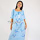 Embroidered Dress,Vyshyvanka Dress, Blue Dress, Dresses, Sevastopol,  Фото №1