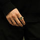 Кольцо Heart Brass Insert Signet Ring. Перстень. The Vale of Tears. Ярмарка Мастеров.  Фото №8