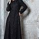 Black coat, winter coat, demi-season coat. Coats. elmdesign (ELMDESIGN). Online shopping on My Livemaster.  Фото №2