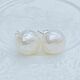 ' Freshness ' poussettes with natural pearls. Stud earrings. luxuryclub. My Livemaster. Фото №5