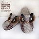 'FILIN ' felted Slippers, Slippers, Solnechnogorsk,  Фото №1