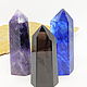 Set of amethyst crystals, smoky quartz, glass. Crystals set. Selberiya shop. Online shopping on My Livemaster.  Фото №2