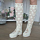 Сапоги летние "Белые ночи". High Boots. KnittedBoots. Online shopping on My Livemaster.  Фото №2
