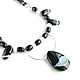 Black necklace, moonstone necklace, long necklace 'Luxury. Necklace. Irina Moro. Online shopping on My Livemaster.  Фото №2