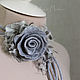 Felt bandages-necklace ' Roses'. Brooches. Katherine Markina (markinaek). My Livemaster. Фото №4