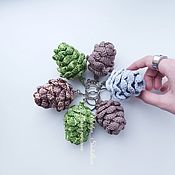 Сумки и аксессуары handmade. Livemaster - original item Handmade keychain (hand-knitted) - 1 piece, wool. Handmade.