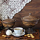 Copy of The plate candy dish shabby chic Cloche "Elegant", Kitchen sets, ,  Фото №1
