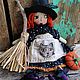 Чердачная кукла Ведьмочка Марушка. Чердачная кукла. Murrmelad Toys&Dolls. Ярмарка Мастеров.  Фото №4