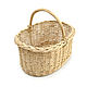 Wicker picnic basket medium. basket of vines. Art.50002, Basket, Tomsk,  Фото №1