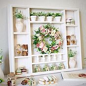 Для дома и интерьера handmade. Livemaster - original item Wall shelf for home interior with filling. Handmade.