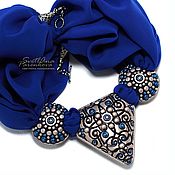 Украшения handmade. Livemaster - original item Necklace Classic Blue (388) designer jewelry. Handmade.