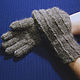 Men's knitted gloves. Gloves. Warm Yarn. My Livemaster. Фото №4